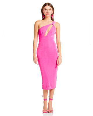 Ash Dress in Barbie Pink