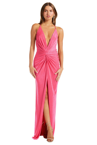 Pixie Gown in Pink Peacock