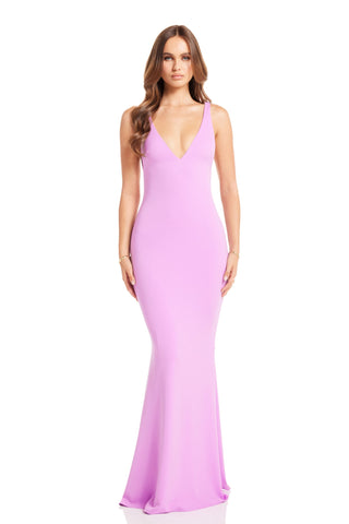 TINA GOWN IN LILAC