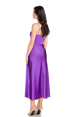 FLORA GOWN IN GRAPE