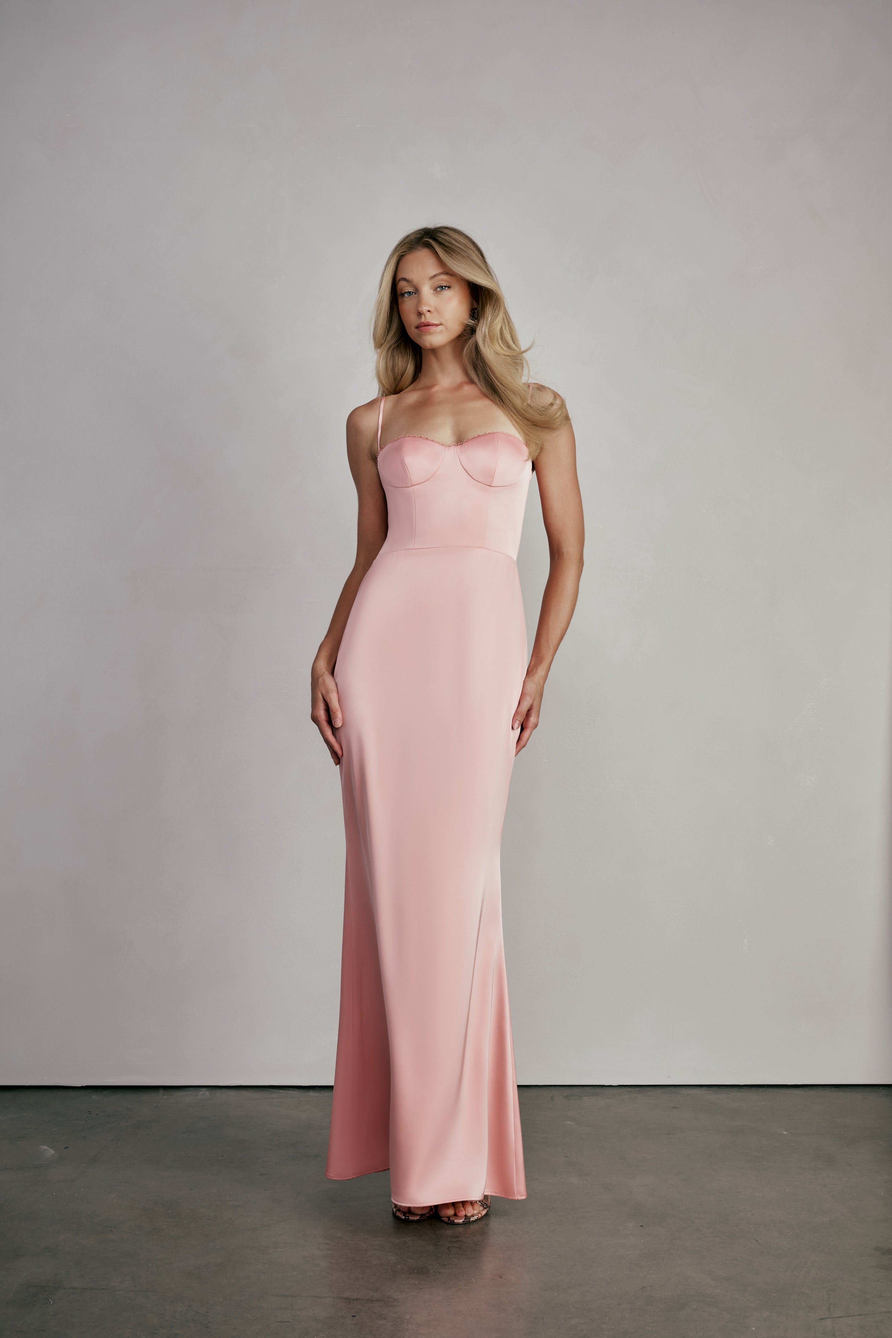 katie may pink dress BITA GOWN XS