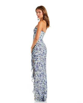 Baby Cakes Gown in Royal Indigo Spot
