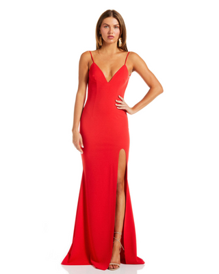 Lilianne Gown in Papaya