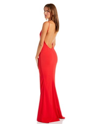 Lilianne Gown in Papaya