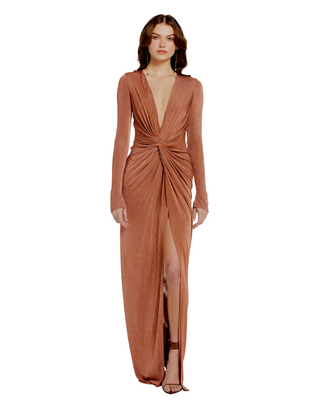 In A Mood Gown in Muted Copper